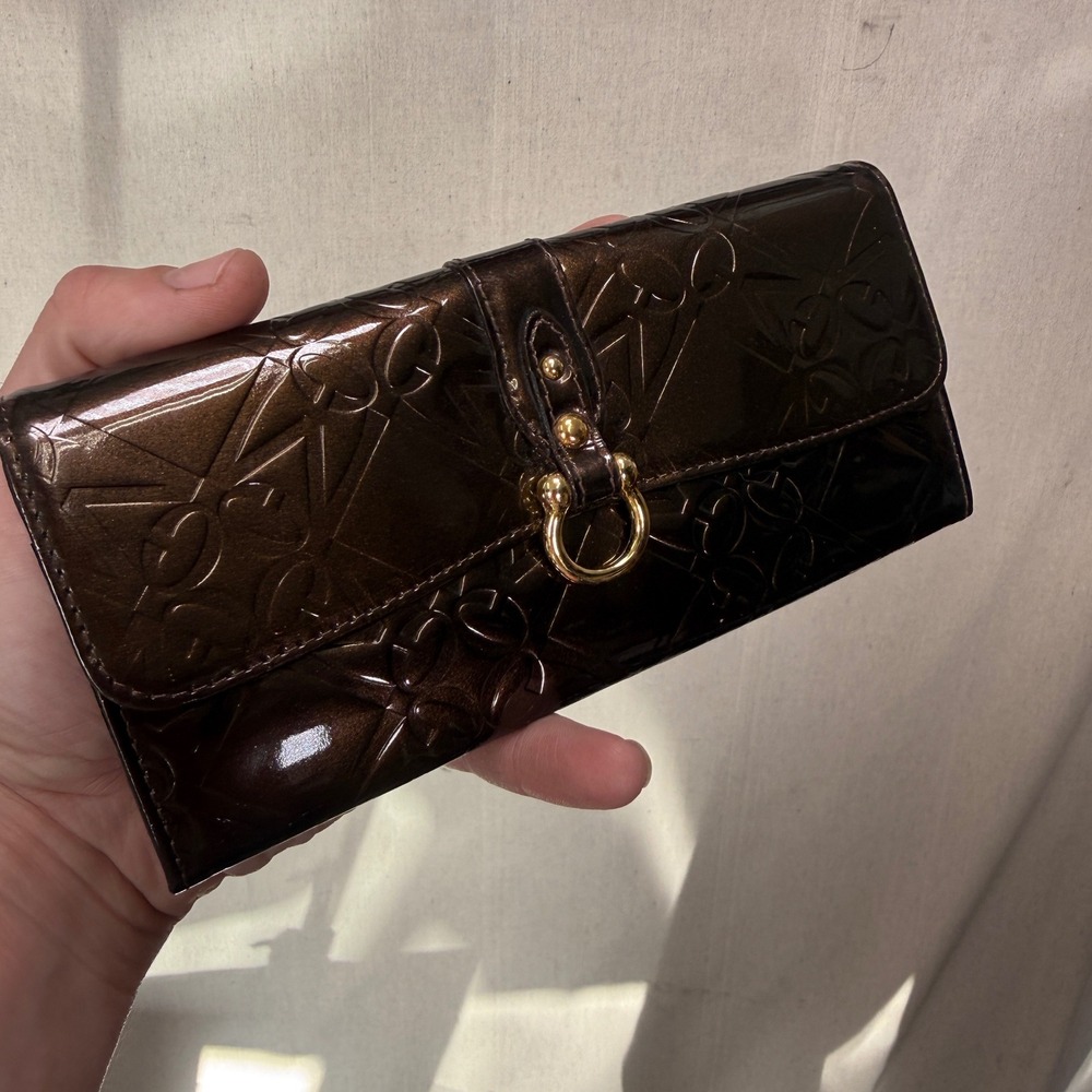 Margaret Howell Idea NWD Leather Long Zip-Around Wallet Cognac Tan‎ - Picture 2 of 14